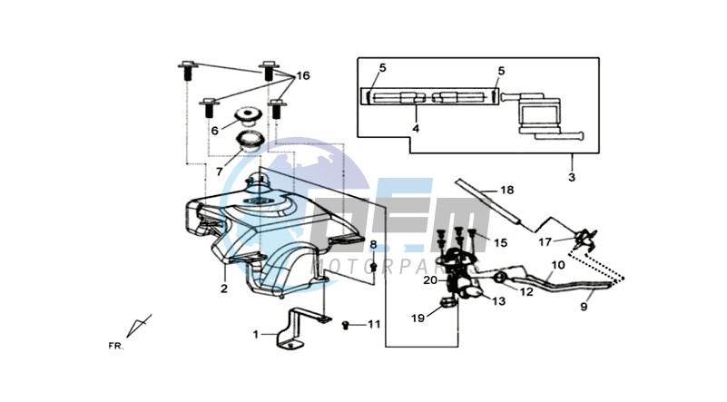 FUEL TANK - FUEL CUT