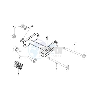 VIVA 3 L 50 2T SPORTLINE drawing ENGINEMOUNT