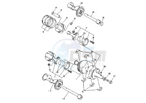 TDM 850 drawing CRANKSHAFT PISTON