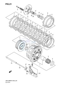 GSX-R600 (E2) drawing CLUTCH