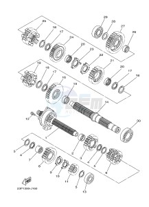 XT1200Z SUPER TENERE ABS (2BSC) drawing TRANSMISSION