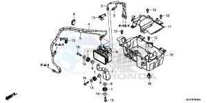 CBR650FAE CBR650FAE 2ED - (2ED) drawing ABS MODULATOR/ TRAY