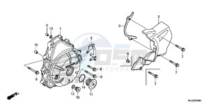 NC750SE NC750S Continue » Europe Direct - (ED) drawing A.C. GENERATOR COVER