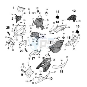 FIGHT 3 4T DARKSIDE E drawing COWLING