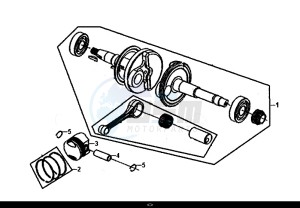 SYMPHONY ST 50 (XB05W4-EU) (E4) (L7-M0) drawing CRANK SHAFT