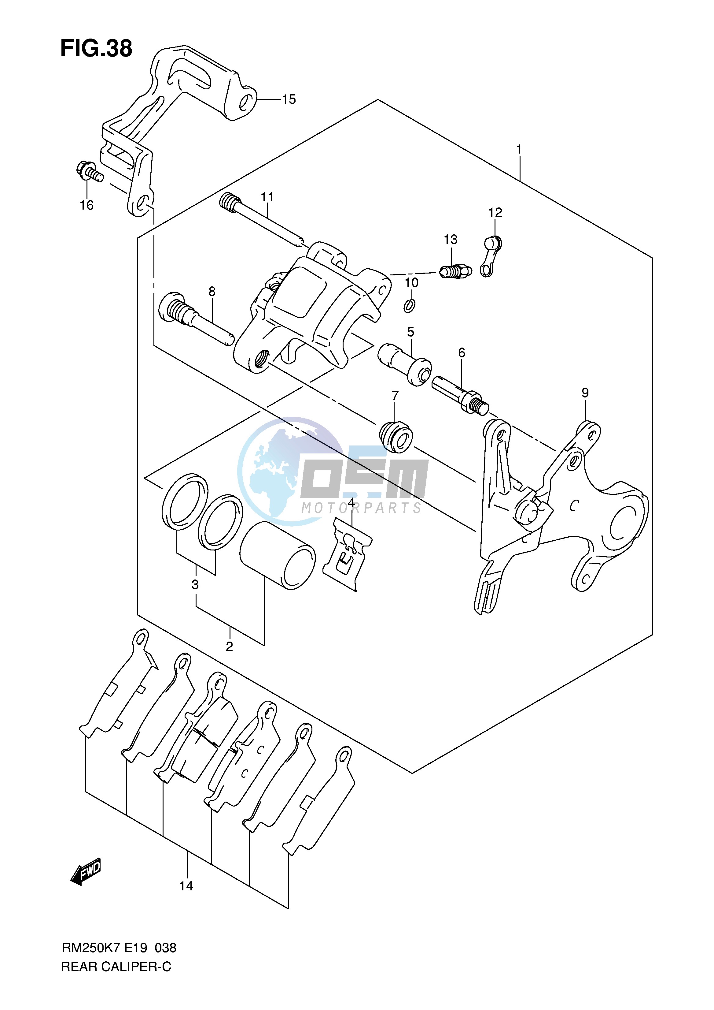 REAR CALIPER