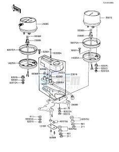 KZ 250 D [CSR] (D2) [CSR] drawing METERS -- 81 D2- -