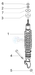 Liberty 50 2t RST ptt (CH) Switserland drawing Rear Damper