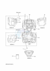 YFM700FWAD (BFEB) drawing EMBLEM & LABEL 1