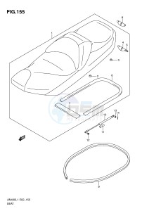 AN400 (E2) Burgman drawing SEAT (AN400ZAL1 E51)