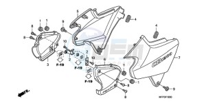 CB1300S9 Australia - (U / BCT MME TWO TY2) drawing SIDE COVER