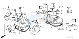 VT750C9 Australia - (U / MME) drawing CYLINDER HEAD COVER