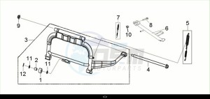 CRUISYM 125 (LV12W3-EU) (M2) drawing MAIN STAND