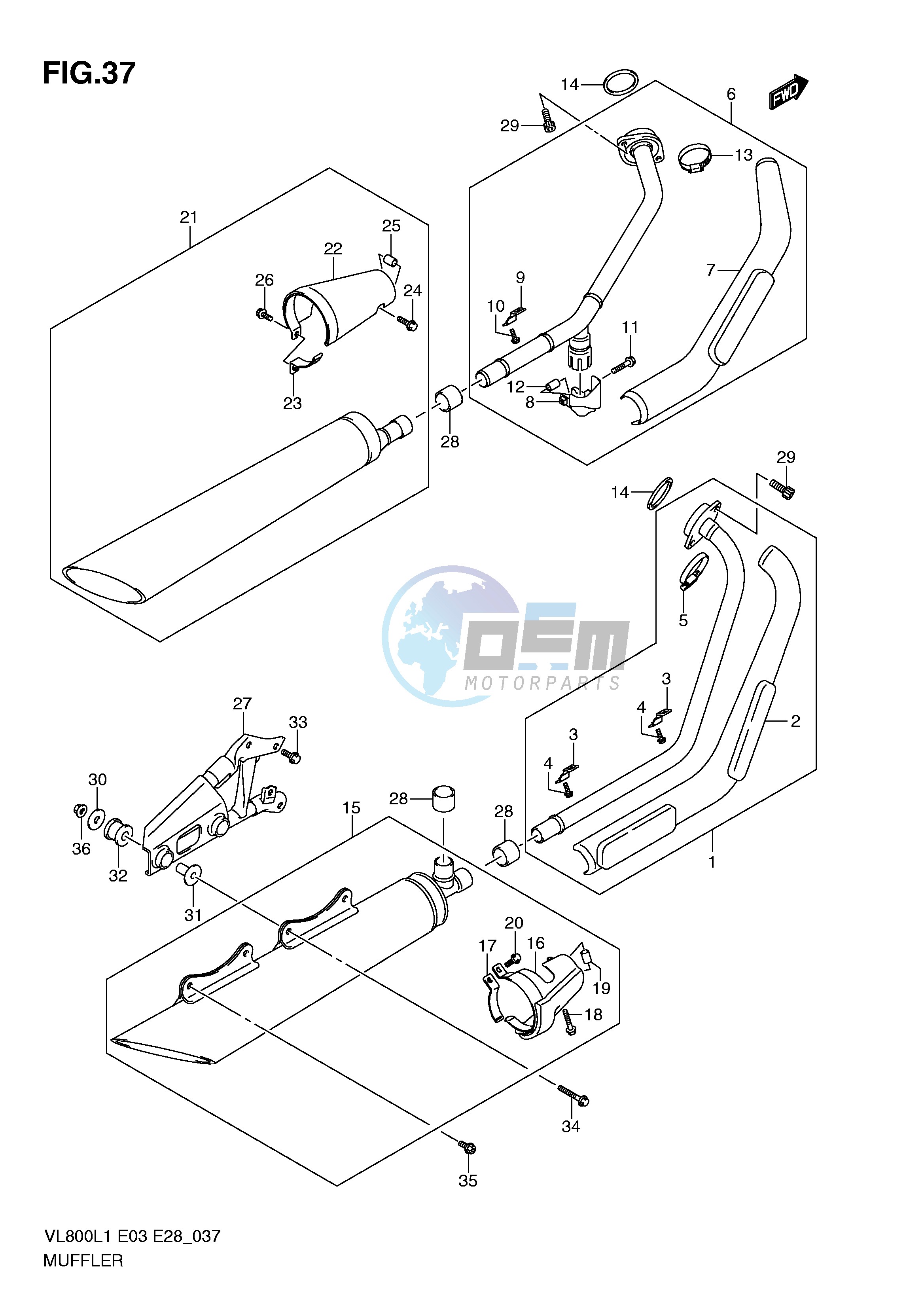 MUFFLER (VL800L1 E3)