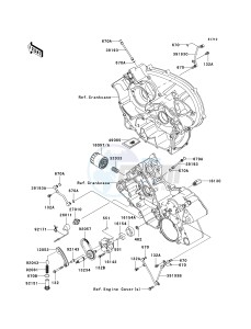 KVF 750 C [BRUTE FORCE 750 4X4I] (C6F-C7F) C6F drawing OIL PUMP_OIL FILTER