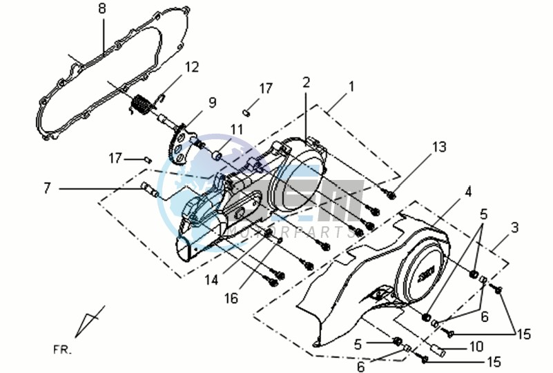 CRANKCASE COVER / GASKET