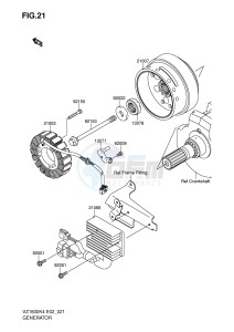 VZ1600 (E2) drawing GENERATOR