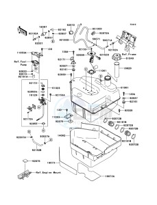 KVF650_4X4 KVF650FDF EU GB drawing Fuel Tank