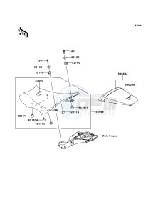 NINJA_ZX-10R_ABS ZX1000KBF FR GB XX (EU ME A(FRICA) drawing Seat