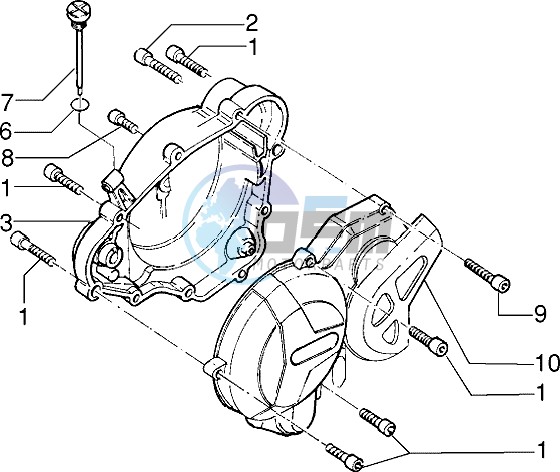 Half crankcase covers