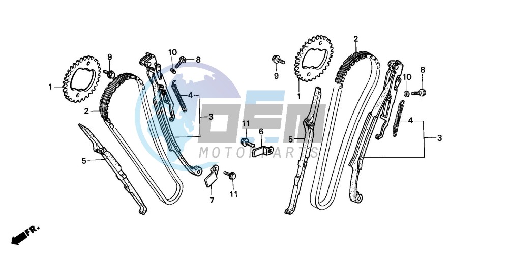 CAM CHAIN/TENSIONER