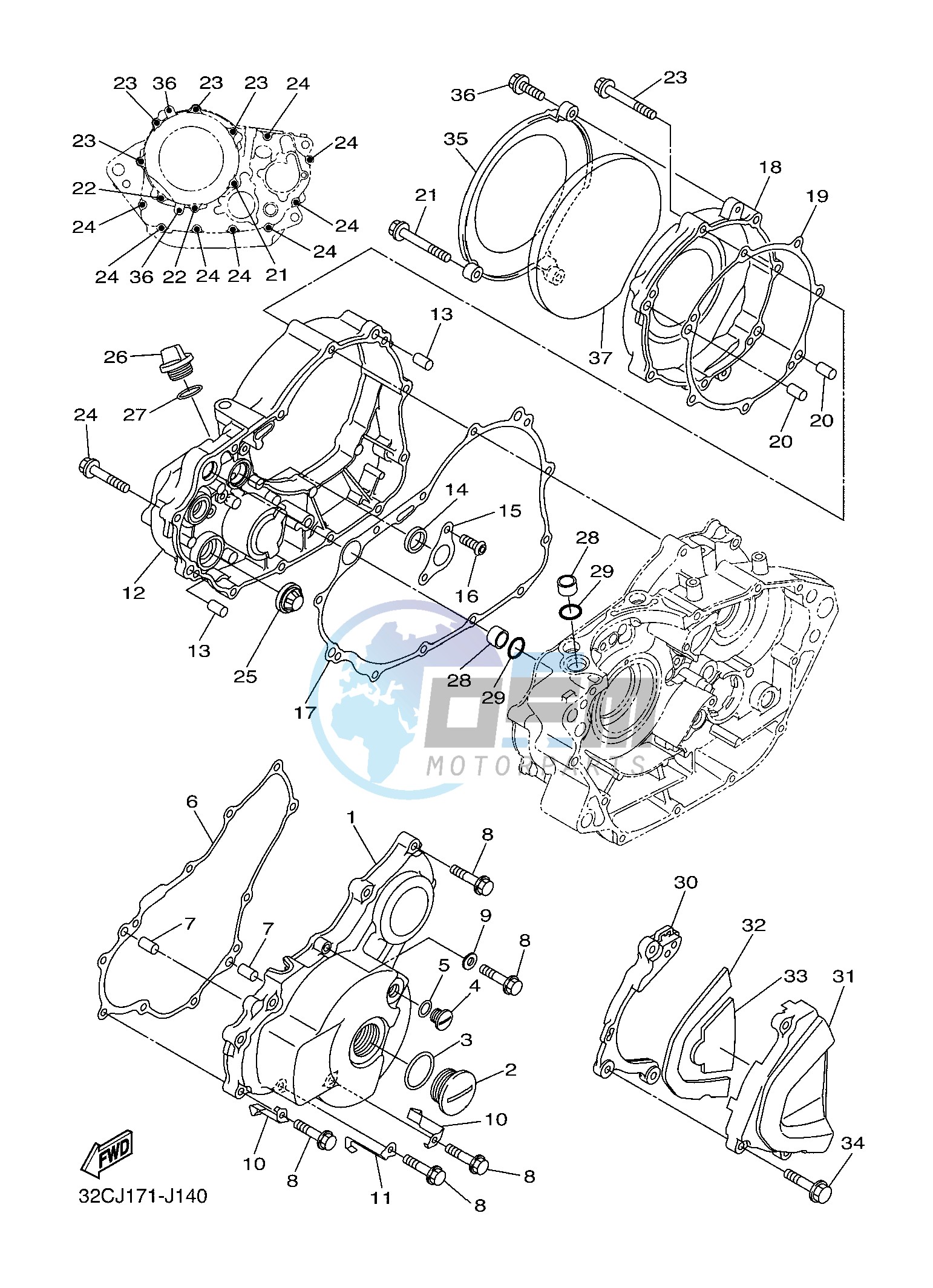 CRANKCASE COVER 1