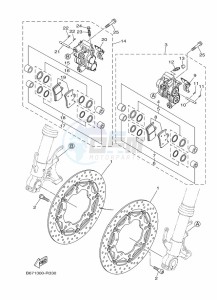 MT-10 MTN1000 (B5Y6) drawing FRONT BRAKE CALIPER