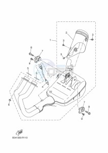 XSR700 MTM690 (BU32) drawing EXHAUST