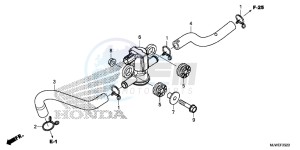 CBR500R England - (3ED) drawing AIR INJECTION SOLENOID VALVE