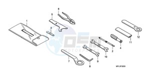 CBR1000RA9 France - (F / ABS CMF MME REP) drawing TOOLS