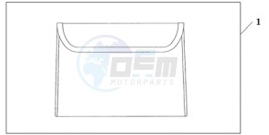 GL1800A France - (F / CMF) drawing INNER TRUNK POUCH