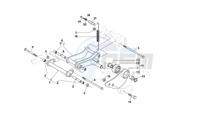 BOULEVARD - 150 CC 4T E3 drawing SWING ARM