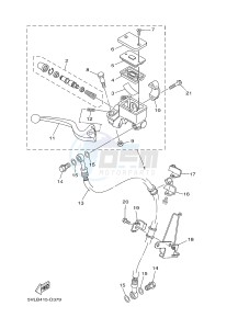 YBR125E (4P2G 4P2H 4P2J) drawing FRONT MASTER CYLINDER