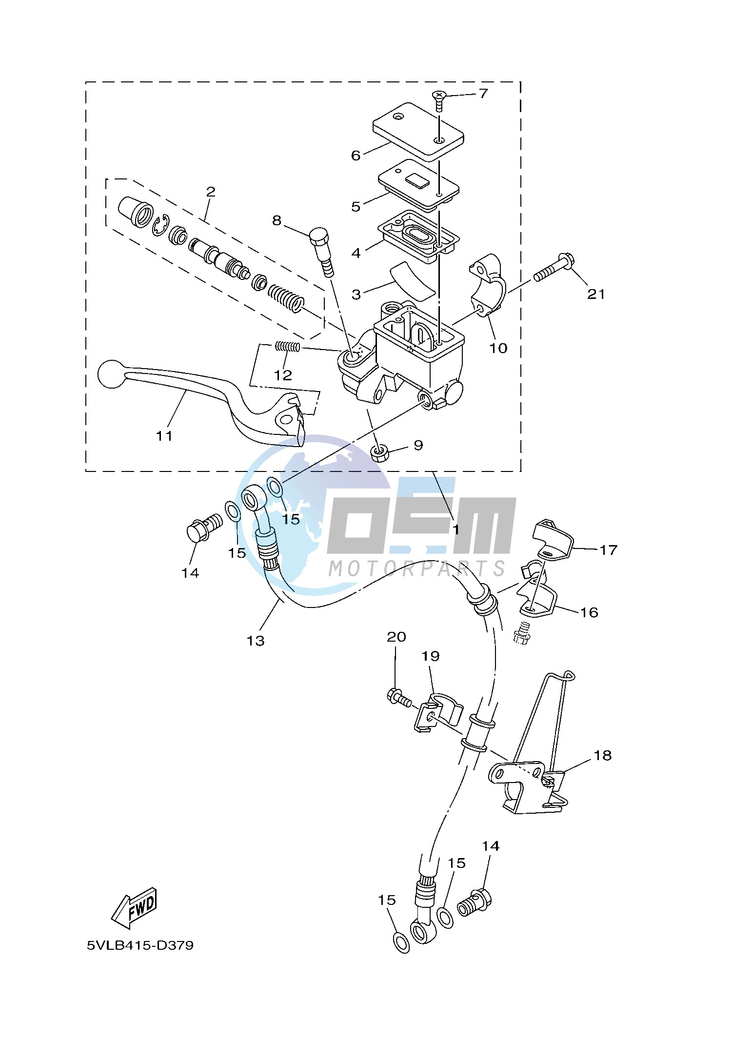 FRONT MASTER CYLINDER