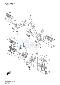 DL1000 ABS V-STROM EU drawing FOOTREST