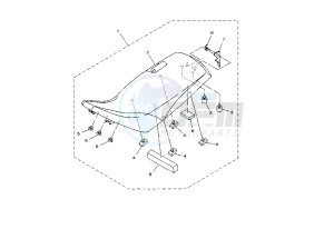 ATV 660 drawing SEAT