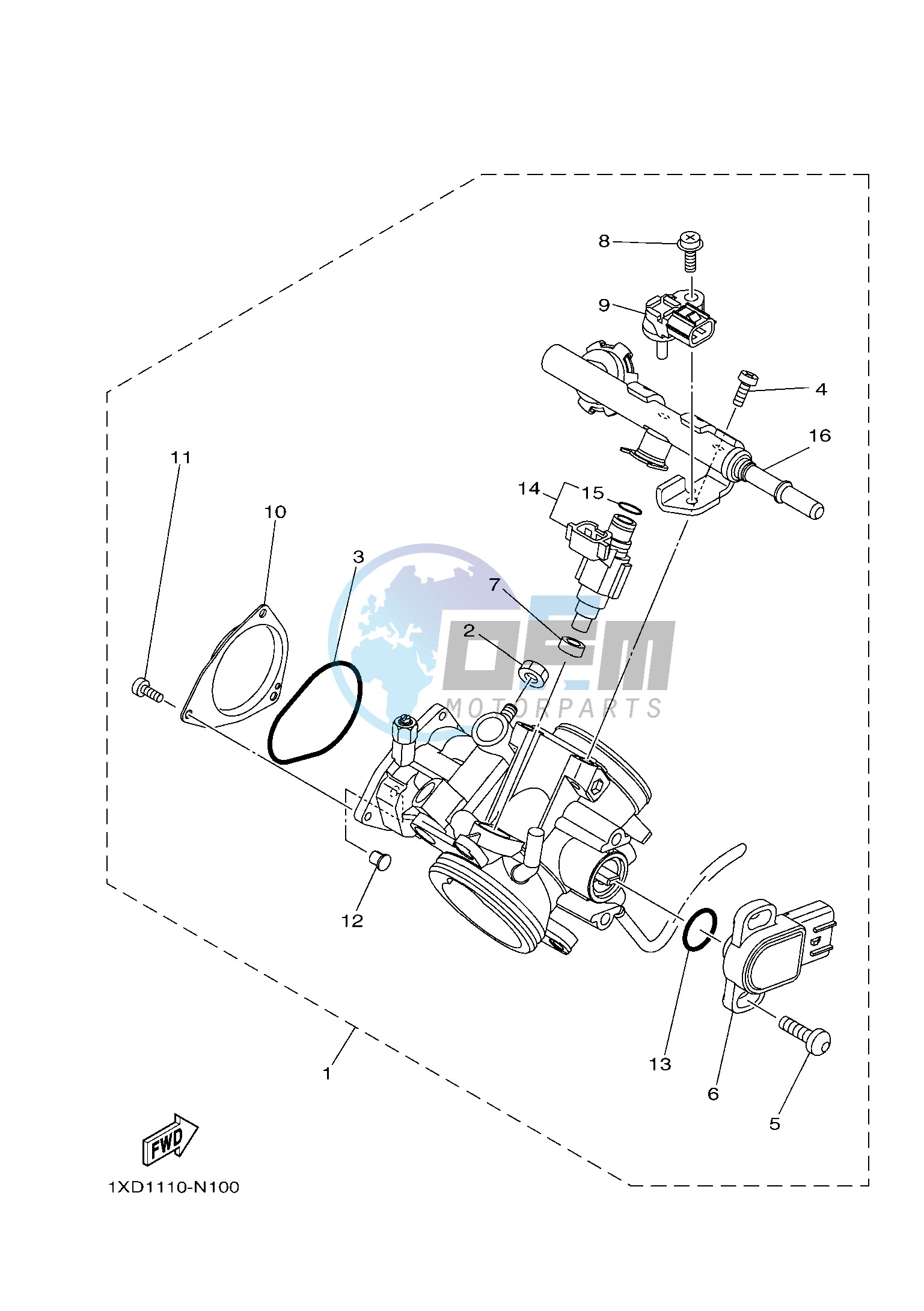 THROTTLE BODY ASSY 1