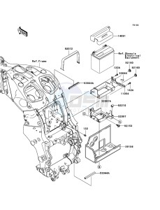 ZZR1400 ABS ZX1400B7F FR GB XX (EU ME A(FRICA) drawing Battery Case