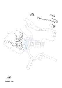 YN50FU NEO'S 4 (2AC9 2AC9 2AC9) drawing HANDLE SWITCH & LEVER