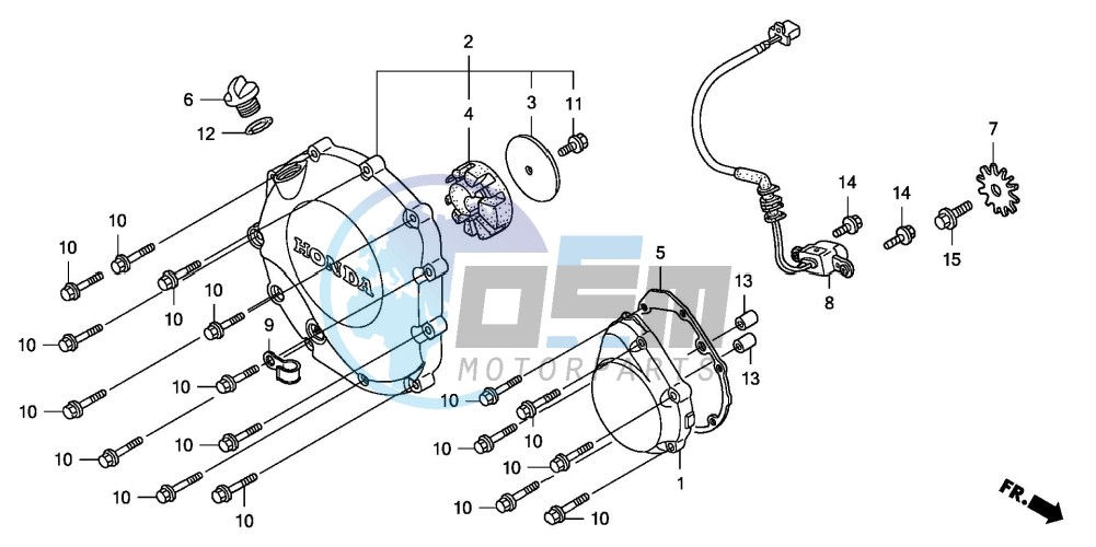 RIGHT CRANKCASE COVER