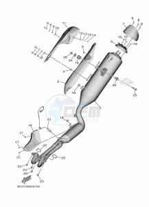 XP530D-A  (BC3E) drawing EXHAUST