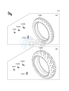 NINJA_ZX-10R_ABS ZX1000KEF FR XX (EU ME A(FRICA) drawing Tires