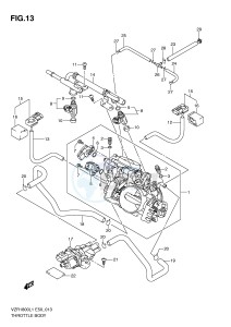 VZR1800 (E50) INTRUDER drawing THROTTLE BODY