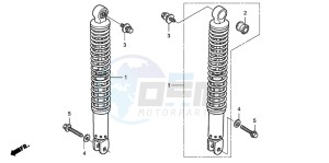 FJS400D SILVER WING drawing REAR CUSHION