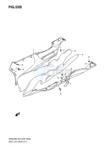 AN650 (E3-E28) Burgman drawing SIDE LEG SHIELD (MODEL K8)