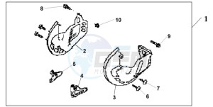 GL18009 NZ / AB NAV - (NZ / AB NAV) drawing FRONT DISK COVER