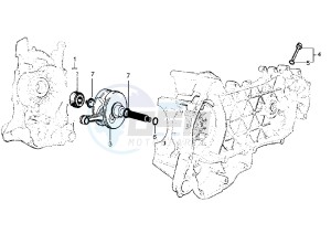 X9 EVOLUTION 125 drawing Crankshaft