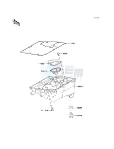 ER 650 A [ER-6N (EUROPEAN] (A6S-A8F) A8F drawing OIL PAN