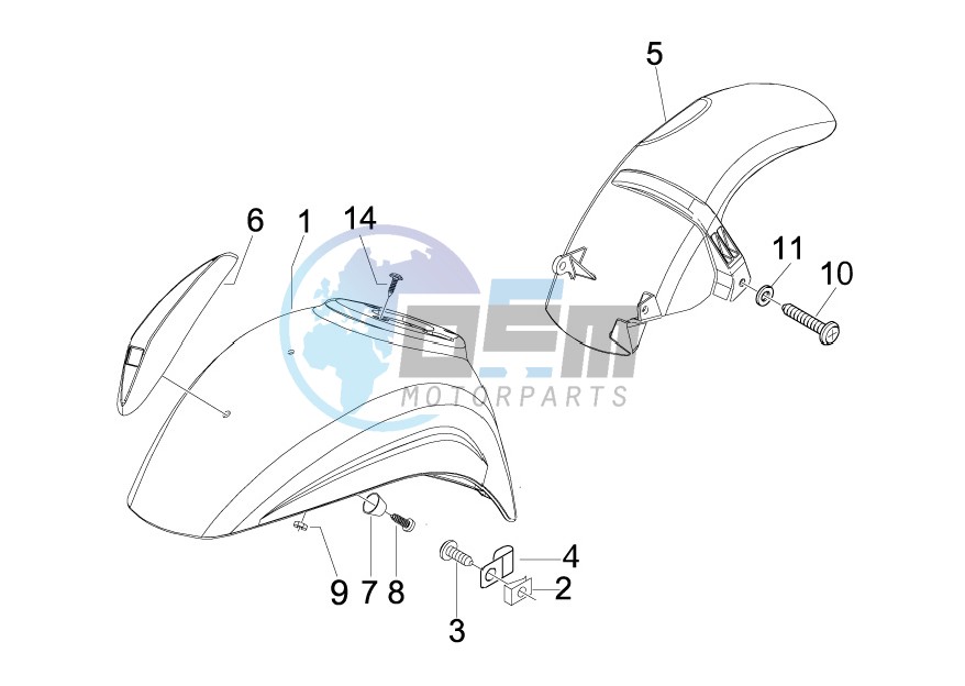 Wheel housing - Mudguard