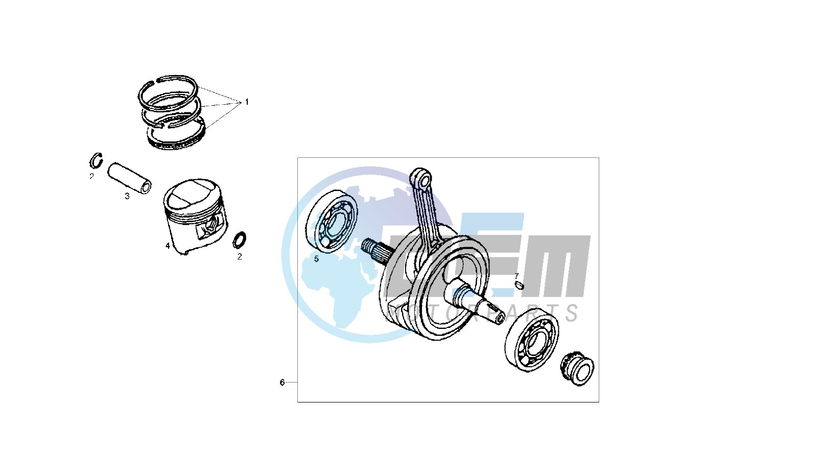 CRANKSHAFT - PISTON